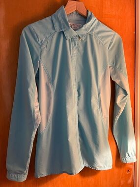 ExOfficio Light Blue Button-Up Shirt Women’s Medium